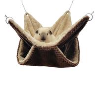 DOSERTY Hamster Warm Bed Hanging Hammock Small Pet Plush House Cage Accessories For Guinea Pigs Squirrels
