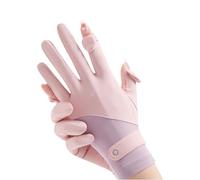 DOSERTY Ice Silk Driving Cycling Gloves Nonslip Sun Protections Light Weight Breathable Outdoor Cycling Women Glove Nonslip Ice Silk Bicycles Riding