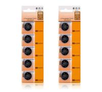 DOSERTY Multipacks Of 5/10 CR2025 Lithium Button Cells 3V Power Sources CR2025 3V Lithium Coin Battery For Electronic Devices