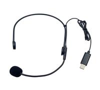DOSERTY Over Head Wire Headsets USB Headsets With Microphone Headphone For PC Computer Laptop Video Conference Portable USB Headset Microphone