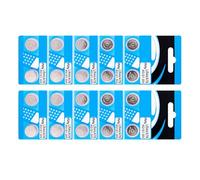 DOSERTY Pack Of 10/20 AG13 LR44 Alkaline Button Cell Batteries LR44 Button Cell Batteries For Watches Calculators Toy Devices