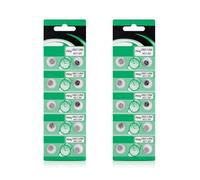 DOSERTY Pack Of 10/20 LR621 AG1 Alkaline Button Batteries Durability Metal Construction AG1 Battery For Consistent Power Supply