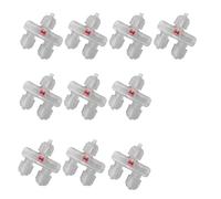 DOSERTY Pack Of 10 Unidirectional Check Valves For Fish Tanks Air Pumps 3/16 Inch Tubing NonReturn Airflows Valves Aquarium Accessories