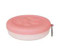 DOSERTY Pet Feeding Watering Bowl Travel Dogs Bowls With Lid Cover For Walking Traveling Camping Hiking Portable Cats Water Dish Cats Bowls For Travel Portable Pet Food Water Bowl