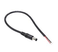 DOSERTY Power Pigtails Cable 6.3mmx3.0mm Male Plug To Bare Wire Open End Power Wire Supply Repair Cable 2 Pin Connector