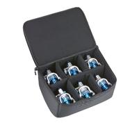 DOSERTY Protective Case Reel Bag Case 4 Size Optional Internal Divider Fishing Reel Bag Fishing Tackle Storage Case Fly Fishing Reel Bag