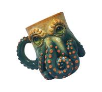 DOSERTY Resin Drinking Cup Large Capacity Pirate Tankard Beer Mug Beverage Drinkware with Handle Collectible Accessories Antique Resin Beer Tankard