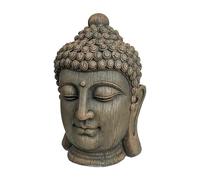 DOSERTY Resins Buddhas Bust Sculpture For Office Or Meditations Room Decoration Buddhist Religious Buddhas Head Statue Ornament Serenes Bust