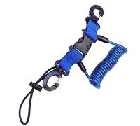 DOSERTY Scubas Diving Camera Anti-Lost Lanyard Strap Coiled Loss-Proof Spring Rope With Clip Quick Release Buckle For Underwater Pool Accessories
