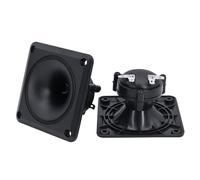 DOSERTY Small And Powerful 3.5inch Square Horn Tweeters ABS Builts For Last Performances Speakers For Electronic Projects Square Tweeter