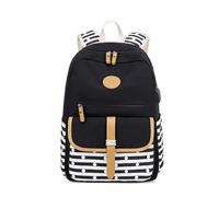 DOSERTY Stylish Green Backpack For Middle High School College Students Spacious Multi Compartment Book Bag For Daily Use Outdoor Activity Backpack