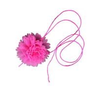 DOSERTY Stylish Rose Blossom Necklace Simulation Flower Neckchain Women Girls Collarbone Chain Eye Catching Choker Accessory Birthday Choker Necklace