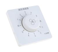 DOSERTY Type 86 Ceiling Fan Speed Adjuster Concealed Speed Controller 5-speed Adjust Easy To Use Wall Control For Ceiling Fan Fan Speed Adjuster