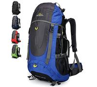 Doshwin 70L Backpack Trekking Camping Travel Hiking Large Rucksack for Men Women (Blue)