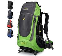 Doshwin 70L Backpack Trekking Camping Travel Hiking Large Rucksack for Men Women (Green)