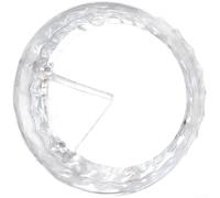 Dosing For Ring for Espresso, 51mm and 58mm Portafilter Compatible, Transparent Coffee Ground Distributor with Anti-Spill Design, For Barista Leveling Tool(58MM)