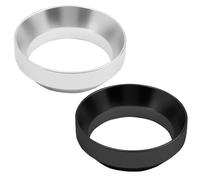 Dosing Funnel 51mm 2pcs,Magnetic Anti-Fly Powder Ring Coffee Funnel, Aluminum Alloy Wide Extension for Handles,Preventing Powder from Flying and Leaking for Baristas, Home, And Cafes
