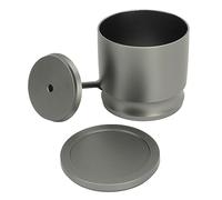 Dosing Rings Press Aluminum Alloy Coffee Powder Picker Anti Flying Coffee Dosing Cup Professional Barista Tool for Espresso Coffee Making 58mm (Black 58MM) (Silver 58MM) (Grey)