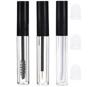 DOSIXDOSIX 3 pcs 10ml Empty Lash Serum Bottle Empty Mascara Tube Lip Gloss Tube, Eyelash Growth Packing Tube Container for Travel,Eyelash Cream Container Bottle with Funnels (3)