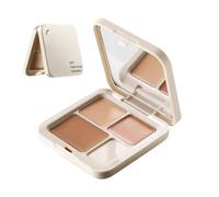 Doslilyy Cream Concealer Palette 3-Color,Concealer with Full Coverage Natural Shade - Corrector Face Tone Foundation for Blemishes Redness Dark Circles Skin Imperfections Beauty