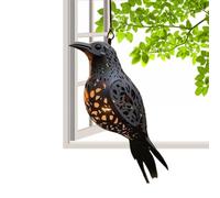 Doslilyy Halloween Crow Lantern,3D Gothic Hangable Ornaments - Home Decor Pendant Lamp,for Halloween Homeowners Gardeners Outdoor Enthusiasts Landscape Designers Apartment Garden Patio Porch Entrance