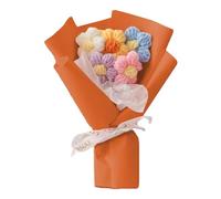Doslilyy Knitted Bouquet Crochet Flowers Bouquet, Finished Handmade Crochet Flowers, Flower Bouquet, Knitted Bouquet, Preserved Flower For Valentine's Day, Mother's Day, Birthday