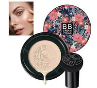 Doslilyy Moisturizing BB Cream Foundation, Air Cushion Moisturizing BB Cream | with Mushroom Makeup Sponges for Friends Family Women Girls