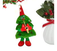 Doslilyy Singing Dancing Christmas Tree,Stuffed Singing Christmas Tree With Light - Cute Desktop Figurine, Desktop Ornament for Men Teens Girls Kid Women