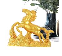 Doslilyy Year of The Horse Statue,Wealth Figurine Keepsake,2026 Lunar Year of The Horse Mascot - for Collecting Enthusiasts Family Friends Bookshelf Dining Table Bedroom