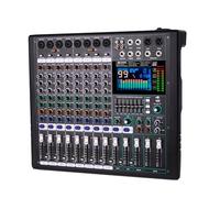 Doslnlya GF8 Pro Multi-Function 8-Channel Bluetooth DJ Sound Console - 7 Stage Equalizer, 99 Sound Effects, Independent Mute for Stage, Karaoke Live