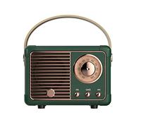 Dosmix Retro Bluetooth Speaker, Vintage Decor, Mini Wireless Bluetooth Speaker, Cute Old Fashion Style for Kitchen Desk Bedroom Office Party Outdoor Accessories for iPhone Android (Green)