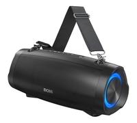 DOSS Extreme Boom Pro D100 Bluetooth Speaker with 140W Peak, 70W Bold Sound, Extra Bass, 24H Playtime, Beat-Sync Lights, Built-in Power Bank, IPX6 Waterproof, Portable Strap for Outdoor, Camping-Black