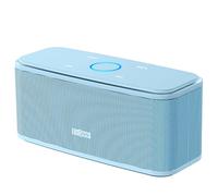 DOSS SoundBox Touch Wireless Bluetooth Speaker-12W HD Sound with Rich Bass, IPX5 Waterproof, 20H Playtime, Ideal Christmas & White Elephant Gift for Men, Women, Teens, Office, Home -Tiffany Blue