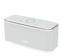DOSS SoundBox Touch Wireless Bluetooth Speaker-12W HD Sound with Rich Bass, IPX5 Waterproof, 20H Playtime, Ideal Christmas & White Elephant Gift for Men, Women, Teens, Office, Home, Travel-White