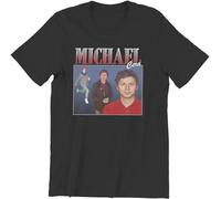 dossa Men's Homme Michael Cera Superbad T Shirts Geek Teenagers Cotton Clothes Vintage Short Sleeve O Neck Tees T-Shirts Size S Black