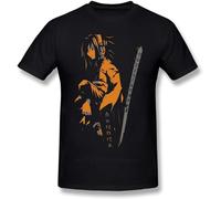 dossa Shaman King T Shirt Shaman King YOH Orange T-Shirt 100% Cotton Short Sleeve Tee Shirt Funny Man Print Summer Tshirt Size S