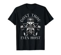 Dost Thou Even Hoist Medieval Christian Gym Lifting Jesus Value Graphic T-Shirt