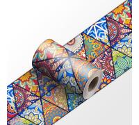 Dostear 2.4 Meters Wallpaper Borders Roll Self Adhesive for Walls Trim Ceiling Border YX146 10cm X 240cm