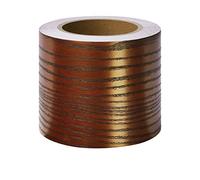 Dostear Peel and Stick Wallpaper Border Self-Adhesive Wall Border Sticker Home Ceiling Decorative Border for Bathroom Living Room Kitchen Red Sandalwood 10cm X 500cm