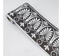 Dostear Peel and Stick Wallpaper Border Self-Adhesive Wall Border Sticker Home Ceiling Decorative Border for Bathroom Living Room Kitchen YX302 12cm X 1000cm