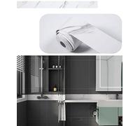 Dostear Peel and Stick Wallpaper Border Self-Adhesive wall Border Sticker Home Ceiling Decorative Border for Bathroom Living Room Kitchen Black White 1 10x500cm