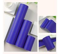 Dostear Wallpaper Border Peel and Stick Wall Border Sticker Home Ceiling Decorative Border for Bathroom Living Room Kitchen Blue 20cm X 500cm
