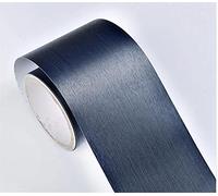 Dostear Wallpaper Mirror Borders for Bathroom Peel and Stick Classroom Bulletin Board Borders Boho Paper for Classroom Trim Sets Navy Blue 15 X 500cm