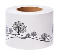 Dostear Wallpaper Mirror Borders for Bathroom Peel and Stick Classroom Bulletin Board Borders Boho Paper for Classroom Trim Sets Desert Trees 10 X 300cm