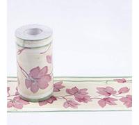 Dostear Wallpaper Mirror Borders for Bathroom Peel and Stick Classroom Bulletin Board Borders Boho Paper for Classroom Trim Sets Little Pink Flower 10 X 1000CM