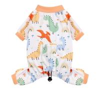 Dosuyi Dog Pajamas Soft Adjustable Dog Pjs Cute Dogs Pajamas for Small Dogs Recovery Suit Stretchy Puppy Pajama Pet Clothes for Boy Girl