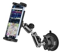 Dosvsi Pilot Phone Holder, [Ultra Suction Cup] Aviation Windshield Cell Phone Mount for Aircraft, 360° Metal Arm Airplane Window Stand for iPhone 17 16 15 14 Pro Max, Galaxy S A Z Fold, 4-13" Device