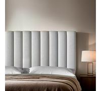 DOSYCOVUR Dustproof Velvet Headboard Cover Thickened Washable Full Cover Cushioned Protector for King Size Double Single Beds Padded Headboard for Wooden Tall Bedsides,B,160cm