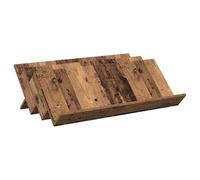 DOSYCOVUR Magazine Rack Old Wood 90 x 53 x 28.5 cm Engineered Wood | Engineered wood, rectangular, board shelves, living room, office, journals, wipe clean, screwdriver assembly