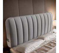 DOSYCOVUR Thick Velvet Headboard Cover Stretch Washable Soft Dustproof Padded Protector for Wooden Bed Backrest Single Double King Size Beds Bedroom Décor,D,170cm